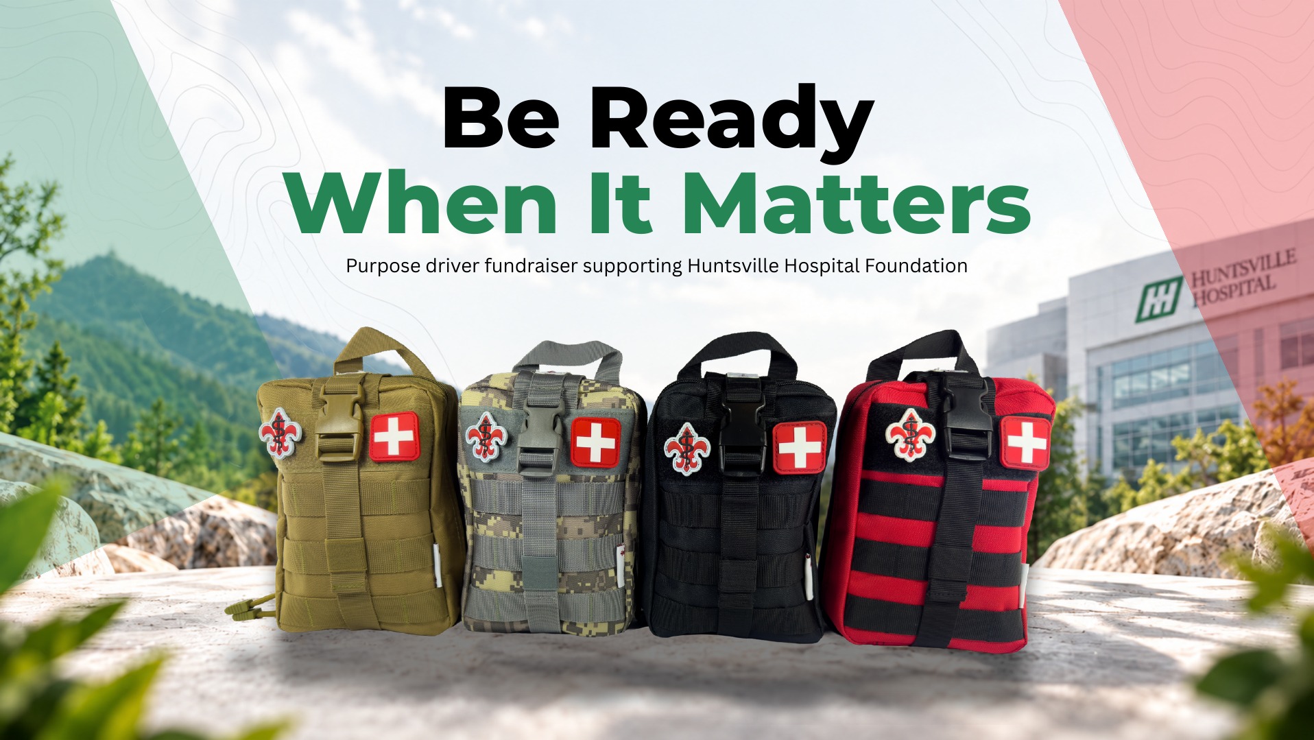 ScoutsMedic × Huntsville Hospital Foundation fundraiser — Be Ready When It Matters
